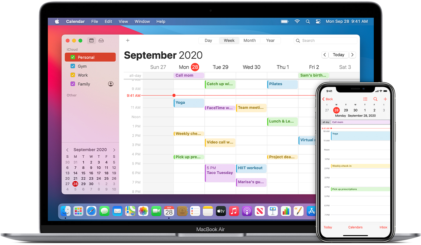 pocket life calendar for mac